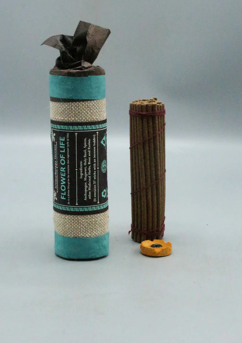 Flower of Life Aromatherapy Tibetan Incense - Organic and Divine - 2