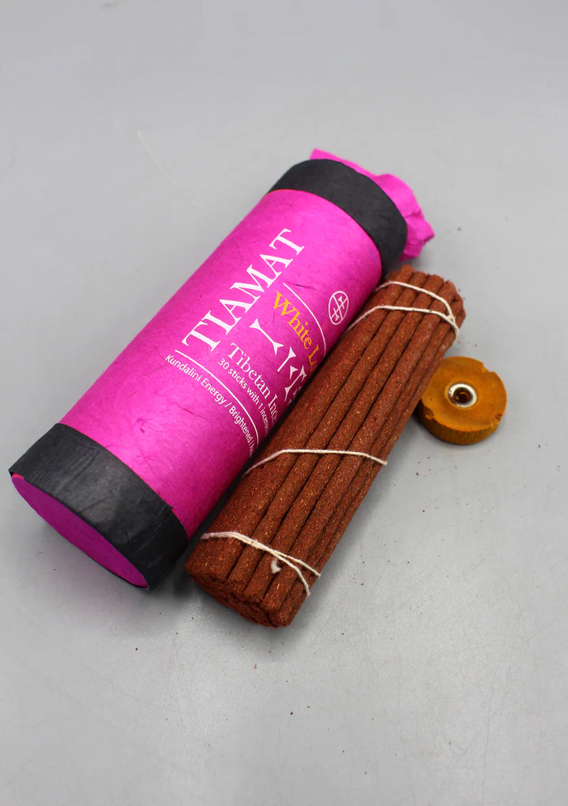 Tiamat White Lotus Tibetan Incense - Stimulate Kundalini Energy - 1