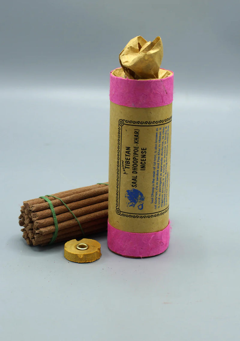 Traditional Tibetan Saal Dhoop Incense - Handmade Medicinal Aroma - 3