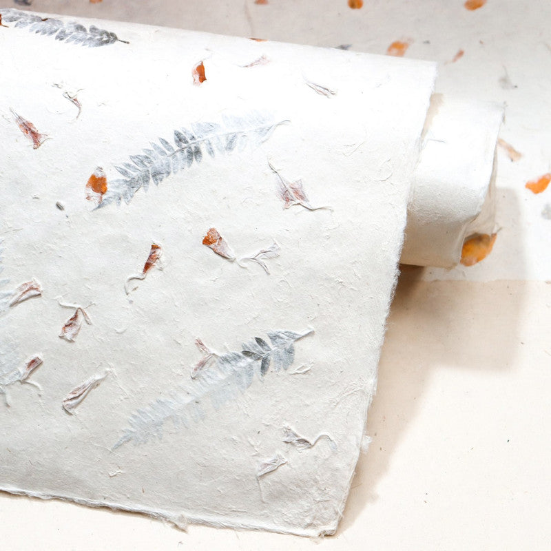 Fern & Flower Botanical Lokta Paper Sheets (Pack of 5)