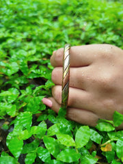 Copper bracelet for men front view