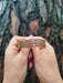 Copper bracelet for men  handbeaten copper bracelet top