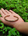 Copper bracelet for men side view