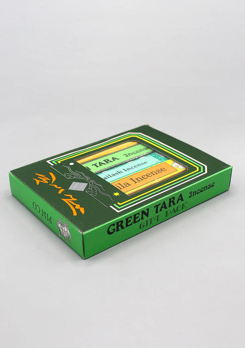 Green Tara Tibetan Incense Gift Pack - Hand-Prepared, Genuine Scents for Puja and Air Freshening