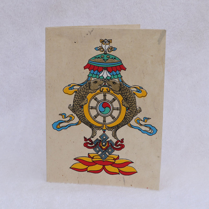 Tashi Tagye Handmade Lokta Greeting Card with Envelope