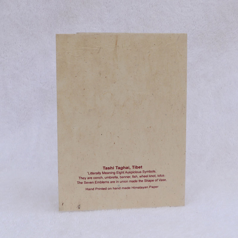 Tashi Tagye Handmade Lokta Greeting Card with Envelope