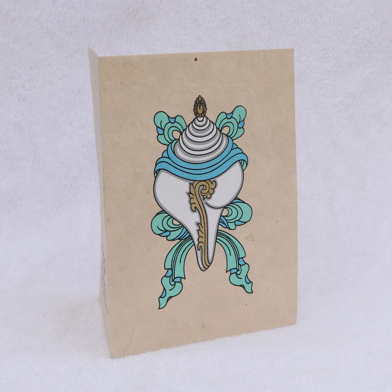Conch Shell Handmade Lokta Greeting Card with Envelope