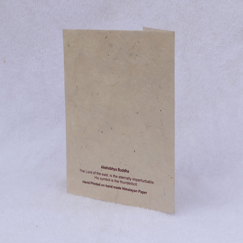 Akshobhya Buddha Greeting Card with Envelope