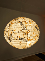 Paper Lamp shade  Fern Marigold Petal Mixed 2