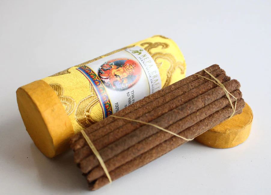 Yellow Zambala Mini Tube Incense