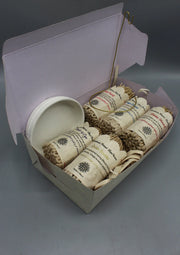 Natural Rope Incense Gift Set with Clay Burner - Handmade Himalayan Aromatherapy - 1