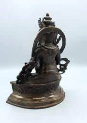 9-Inch Copper Kubera Jambahala Statue - God of Wealth and Prosperity - 1