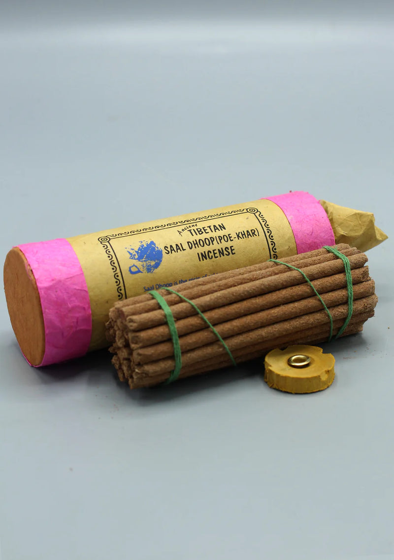 Traditional Tibetan Saal Dhoop Incense - Handmade Medicinal Aroma - 2