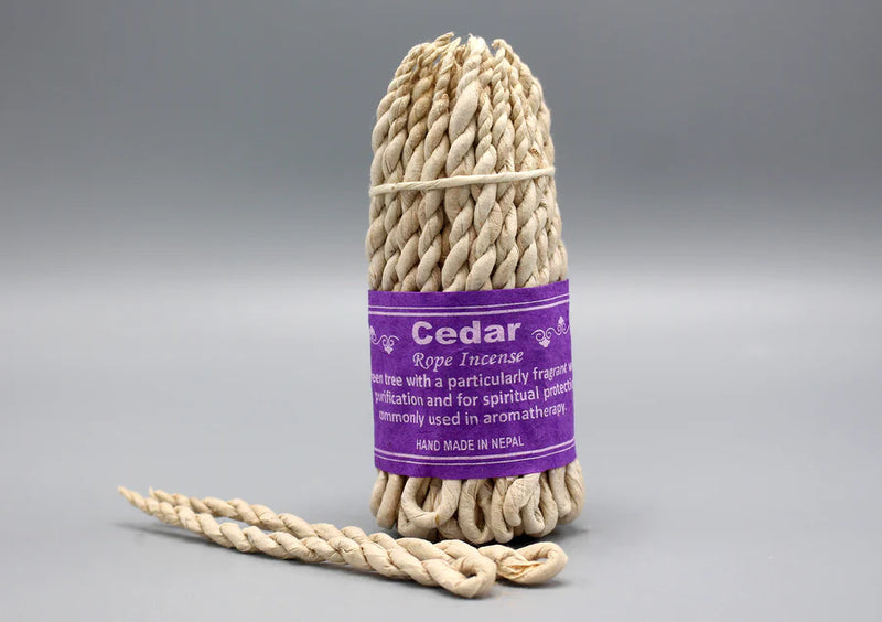 Nepalese Cedar Rope Incense - Aromatic Meditation Aid" - 2