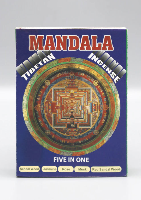 Mandala Tibetan Incense Pack - Five in One Fragrance Set