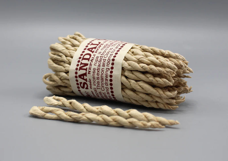 Nepali Sandalwood Rope Incense - Aromatic Himalayan Blend - 2