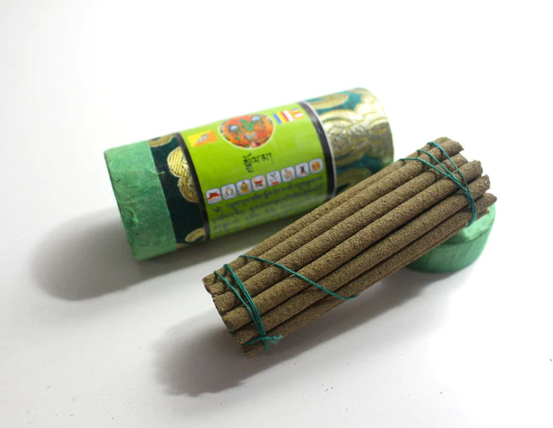 Traditional Tibetan Green Tara Incense - Fulfill Wishes, Wealth, Health, and Happiness - 2