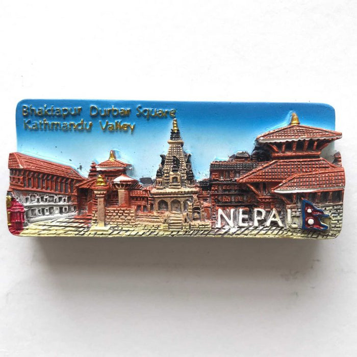 Bhaktapur Durbar Square  3D Fridge Magnet, Refrigerator Magnet