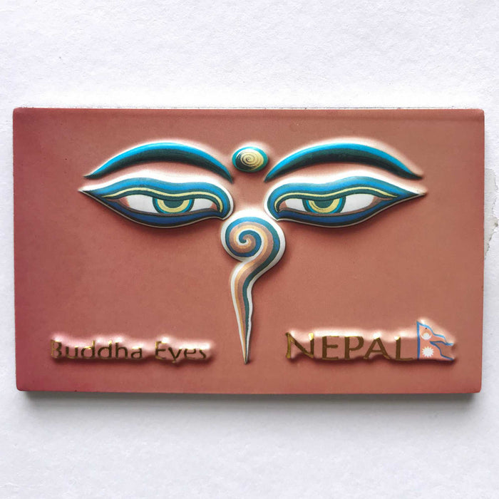 Boudha Eye Fridge Magnet, Refrigerator Magnet