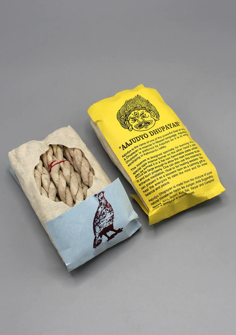 Aajudyo Dhupayan Lokta Rope Incense - Nepalese Paper Pack - 3