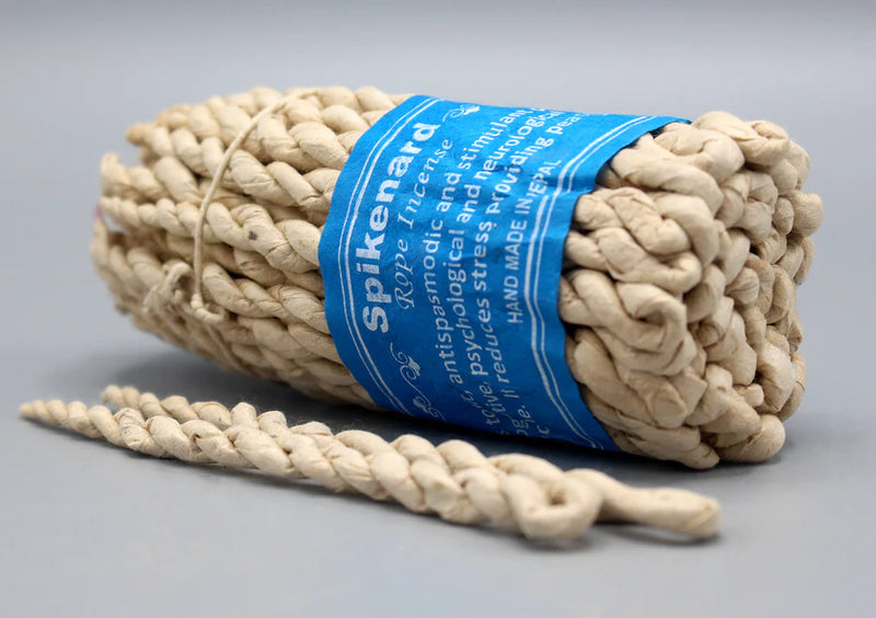 Handmade Spikenard Rope Incense - Ayurvedic Benefits, Aromatic Ambiance - 1