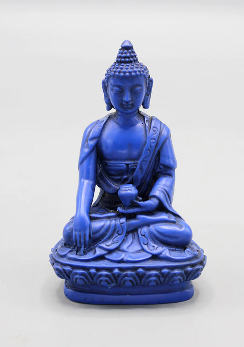 4-Inch Handmade Resin Shakyamuni Buddha Statue