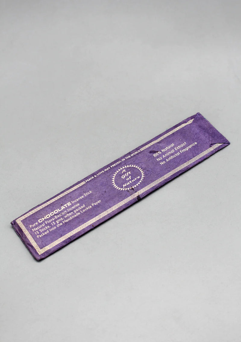 Chocolate Flora Incense Sticks - Natural and Uplifting Fragrance - 1