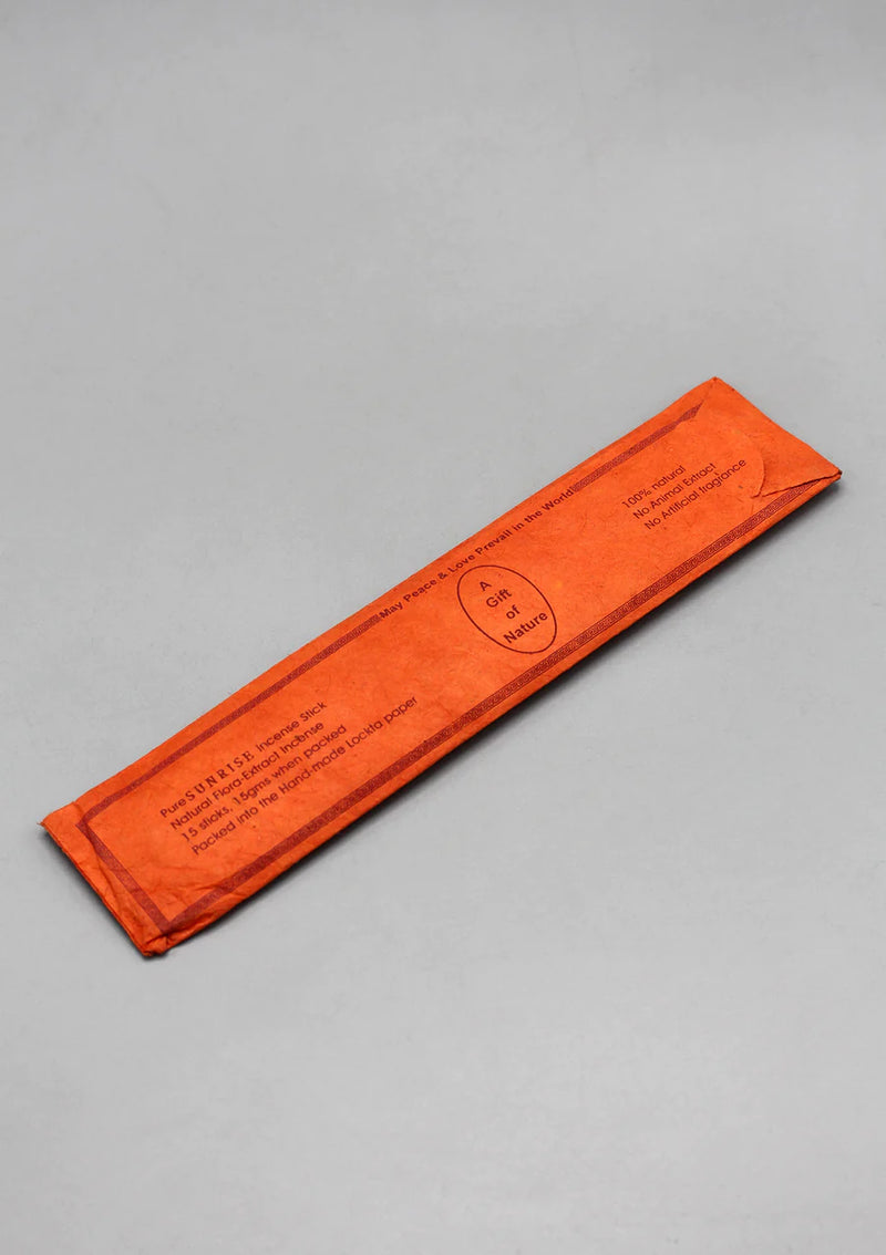 Sunrise Flora Incense Sticks - Natural and Uplifting Fragrance - 1