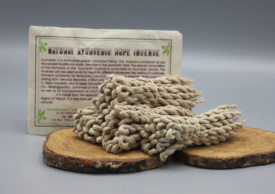 Ayurvedic Rope Incense - Hand-Rolled and Natural