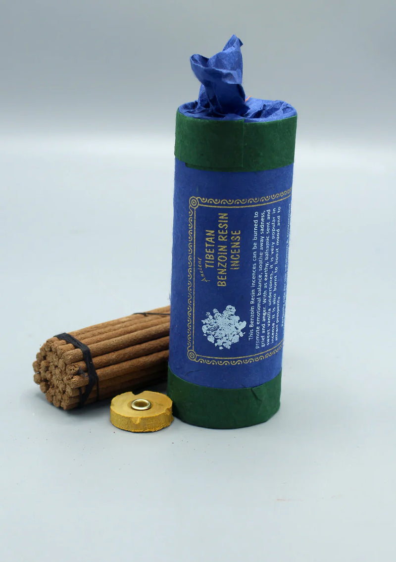Tibetan Benzoin Incense - Handmade Herbal Resin for Emotional Balance and Prosperity - 3