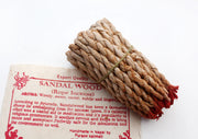 Sandalwood Rope Incense - Pack of 6 | Calming Meditation Aid - 3