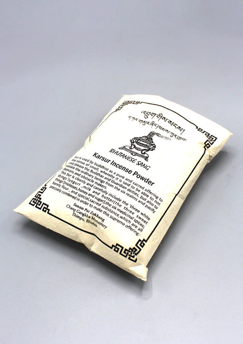 Bhutanese Sang Incense Powder - Pure and Sacred Offering by Karsur Incense