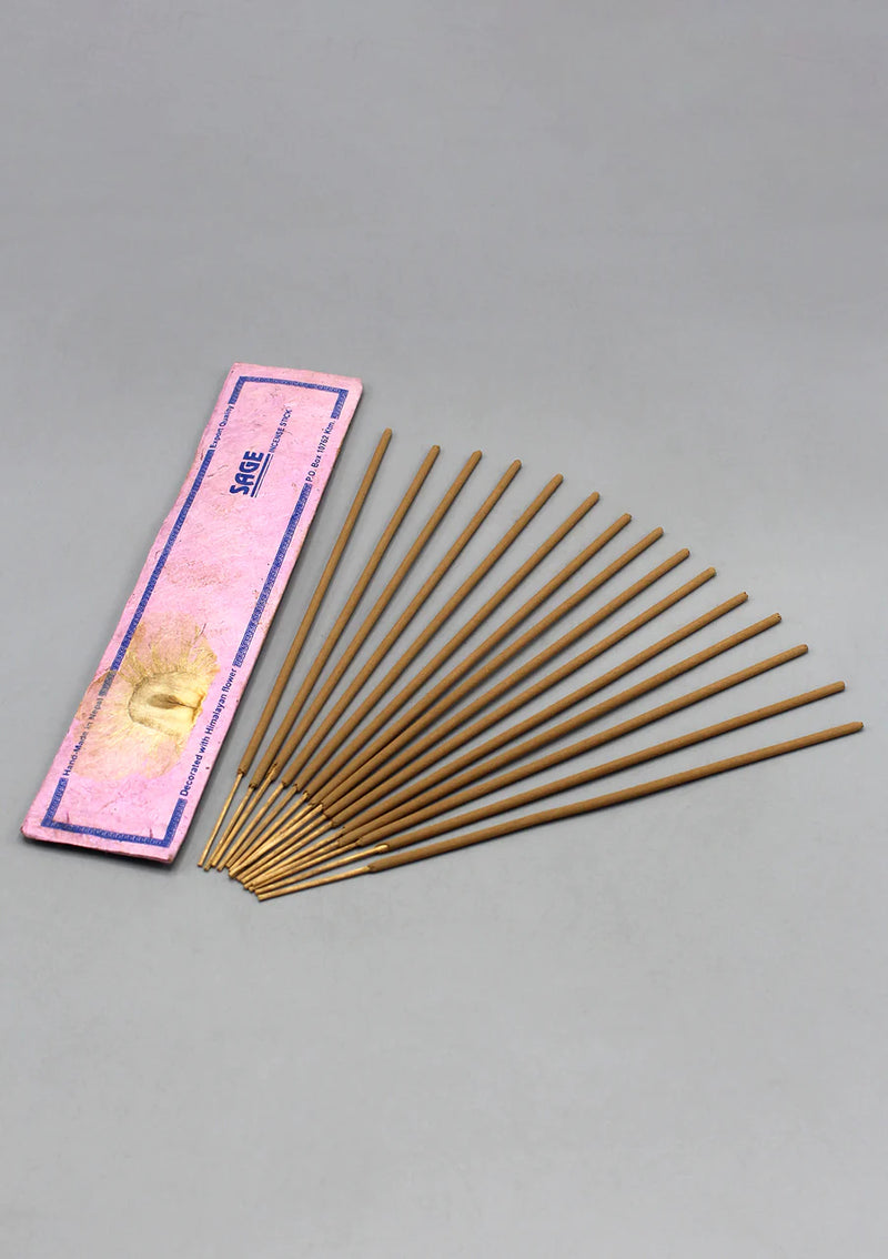 Sage Flora Incense Sticks - Natural Himalayan Aromatherapy for Peace and Harmony - 3