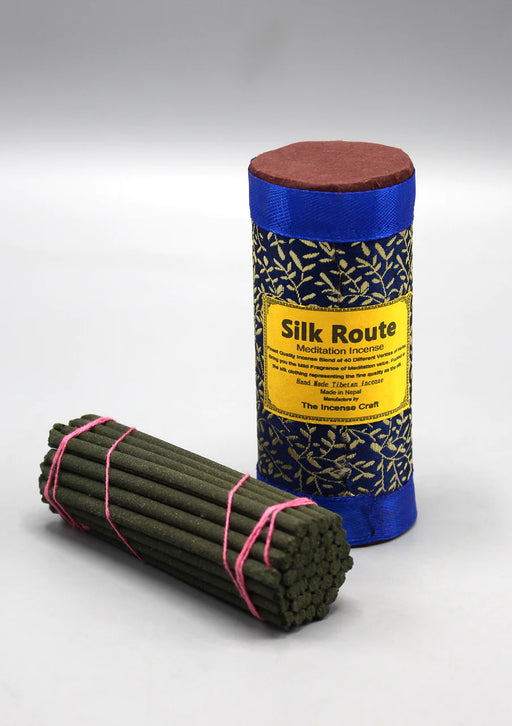 Blue Silk Pack Tibetan Meditation Incense - 2