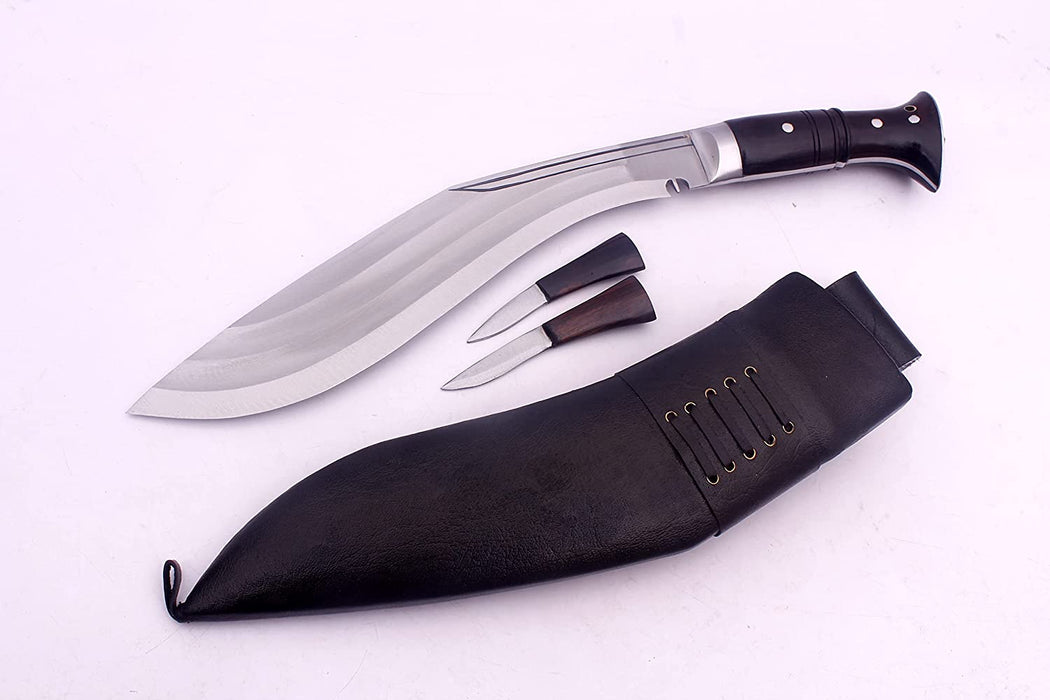 Nepalese Ethnic British Gurkha Service No.1 Kukri 12 Inch Blade 3 Chira Full Tang Khukuri