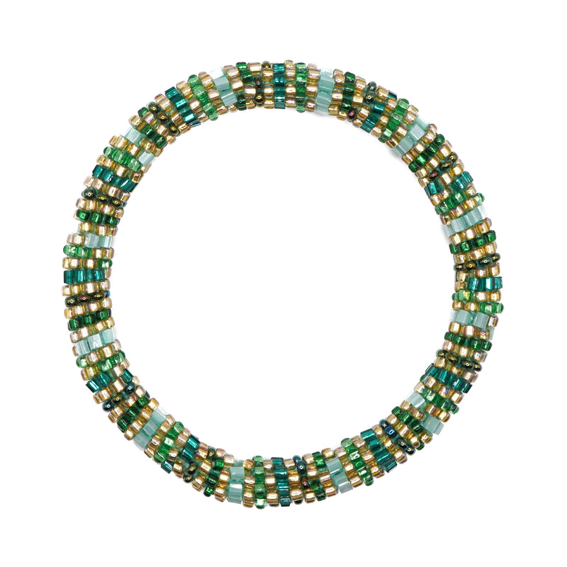 Handmade Nepal Glass Bead Bracelet – HY4