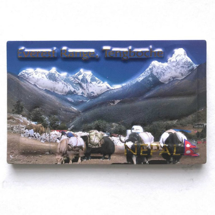 Everest Base camp Fridge Magnet, Refrigerator Magnet