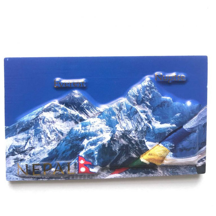 Everest Base camp Fridge Magnet, Refrigerator Magnet