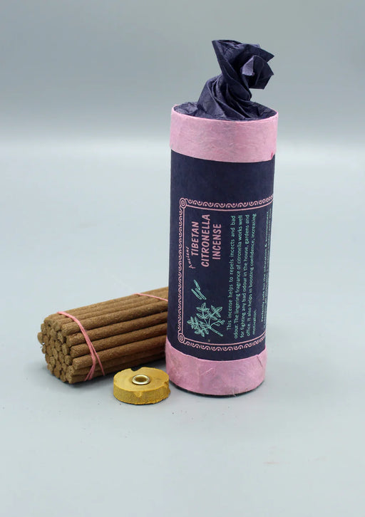 Tibetan Citronella Incense - Handmade Medication for Insect Repellent and Fresh Fragrance - 3