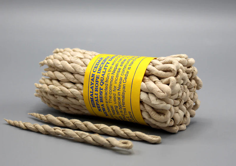 Himalayan Cedarwood Nepali Rope Incense - Aromatic Dhoop from Nepal - 2
