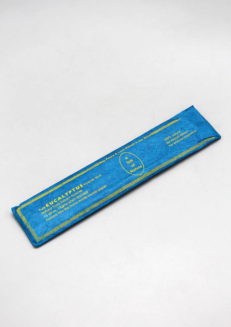 Eucalyptus Flora Incense Sticks - Natural Aromatherapy for Peace and Relaxation - 1
