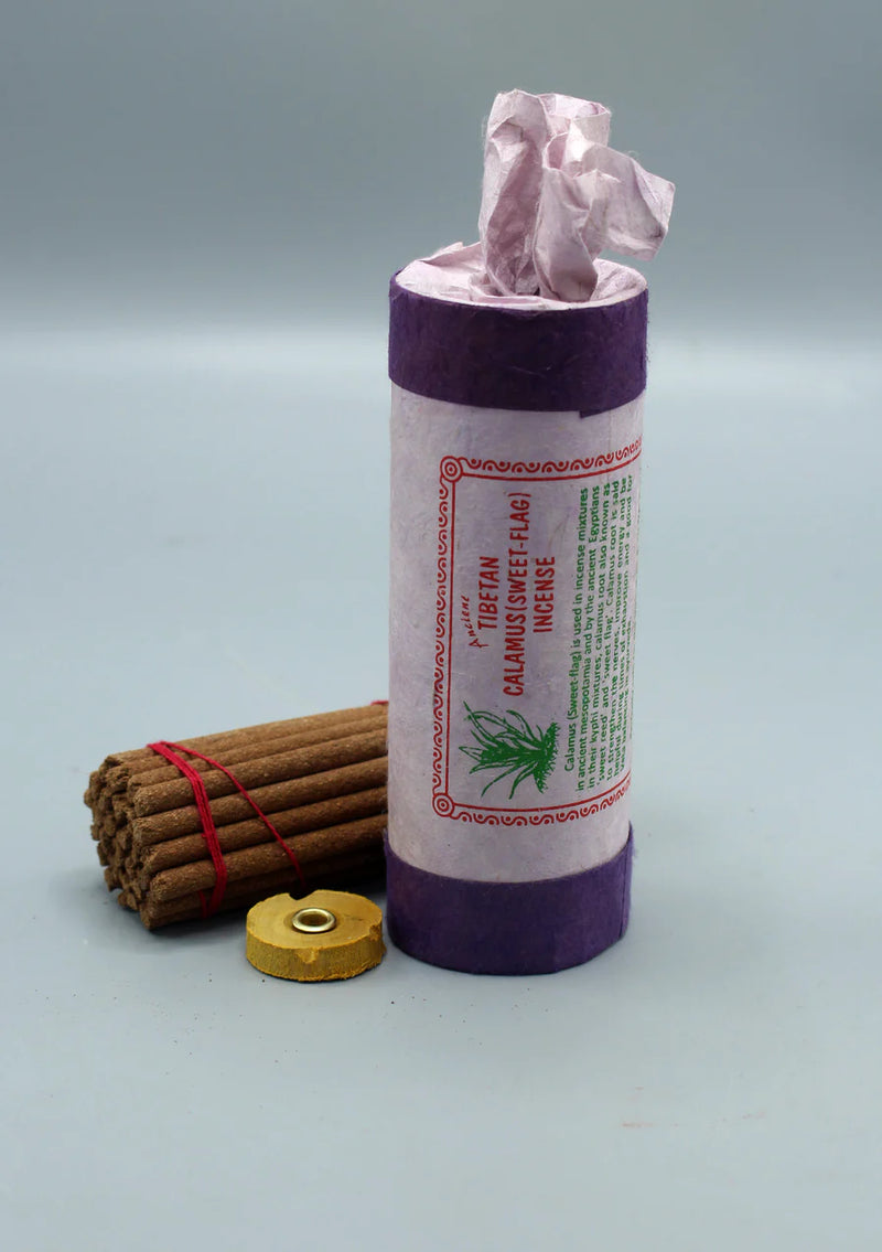 Tibetan Calamus Sweet Flag Incense - Handmade Herbal Blend - 3