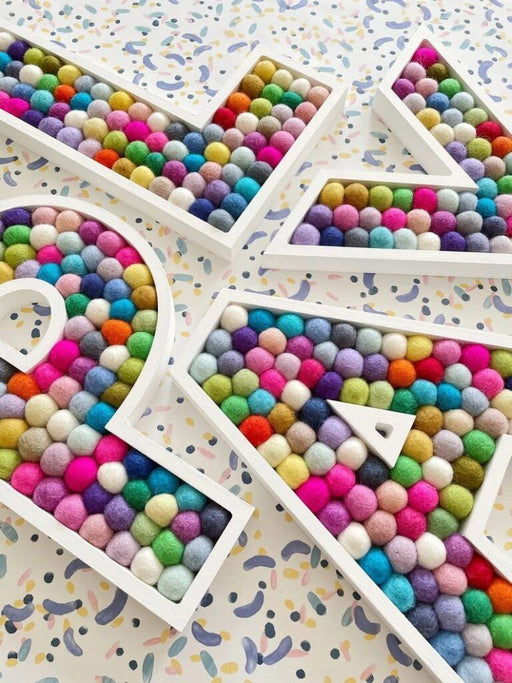 2cm Felt Balls for Classroom Crafts