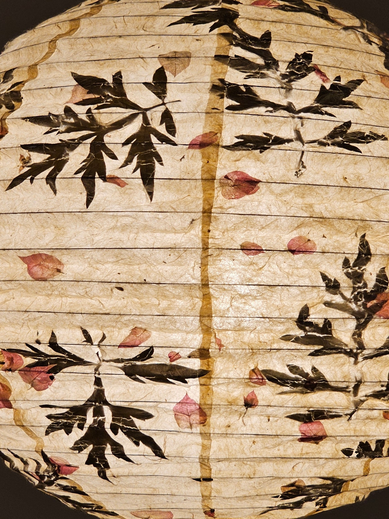 Paper Lamp shade | Fern and Petal Mixed - 1