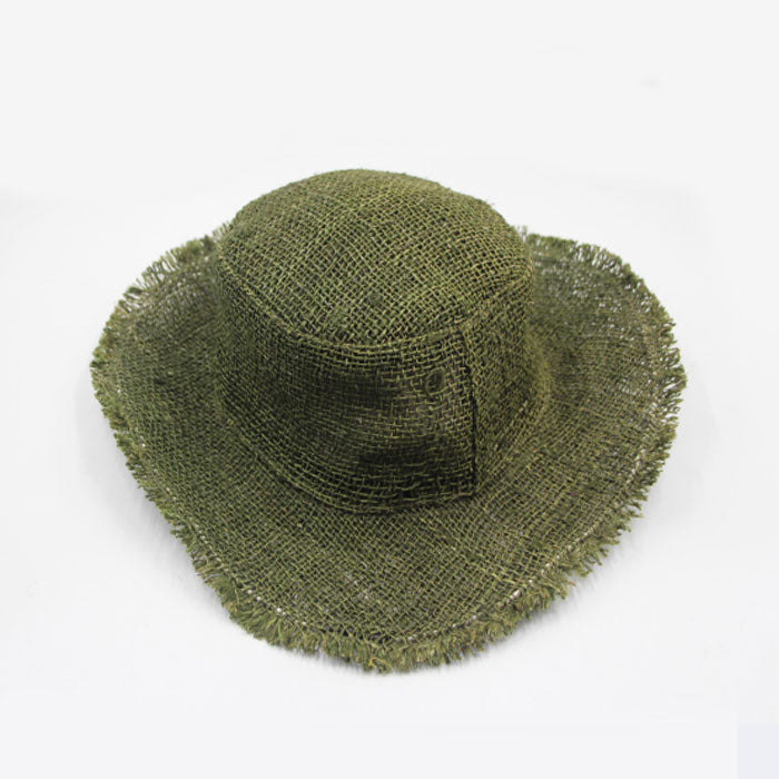 Handmade Knitted Hemp Summer Hat – Lightweight Hemp Sun Hat