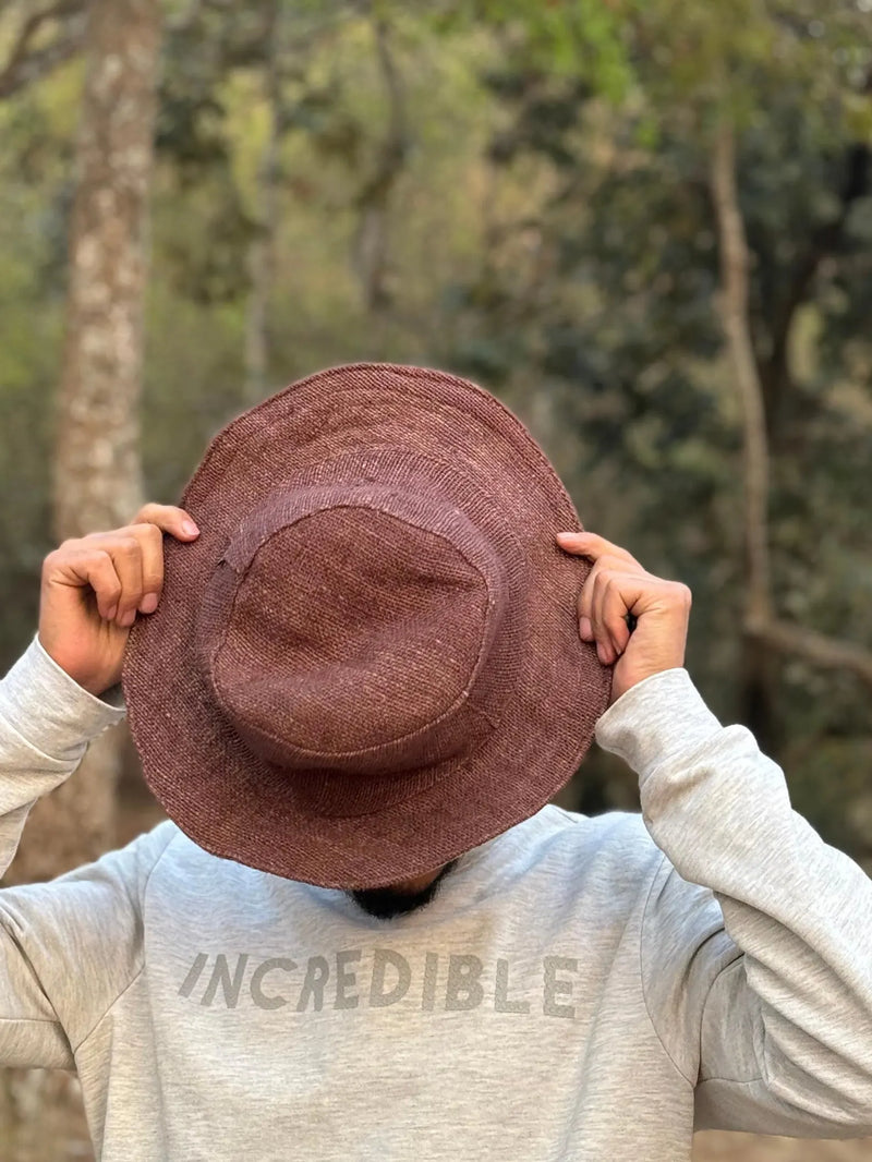 Handwoven Hemp Sun Hat – Ethical Beach & Boho Summer Hat