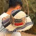 Handmade Multipatch Hemp Hat – Colorful Boho Festival Hat