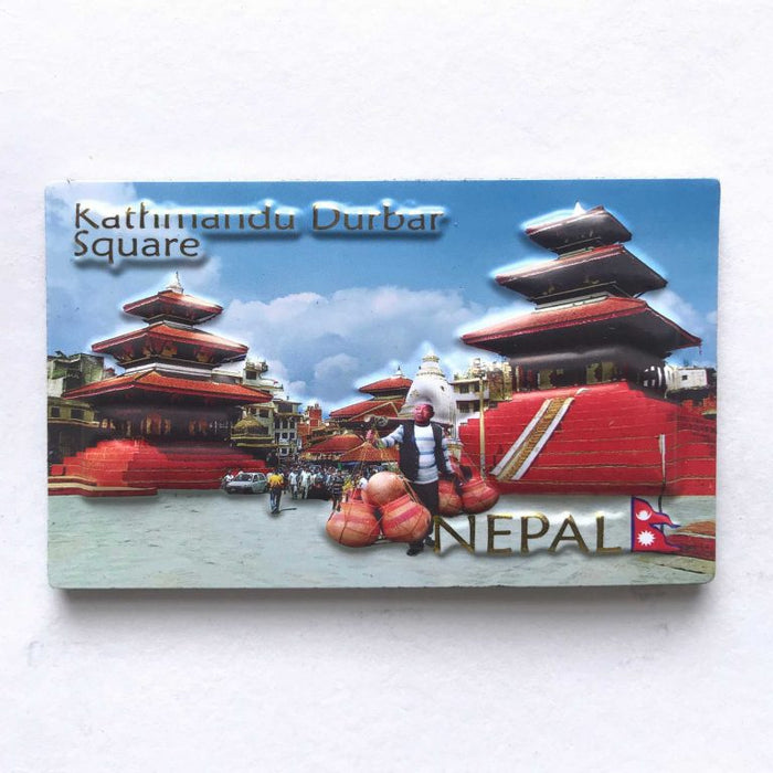 Kathmandu Durbar Square Fridge Magnet, Refrigerator Magnet