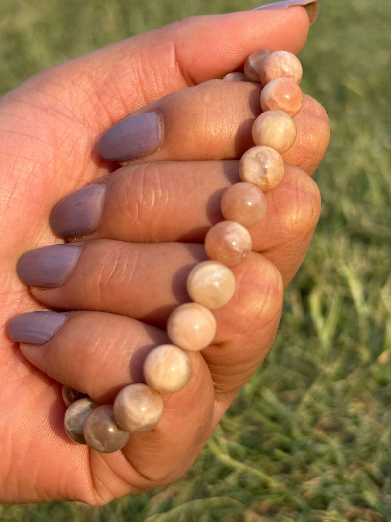 Picture Stone Bracelet – Natural Landscape Jasper Stretch Bracelet