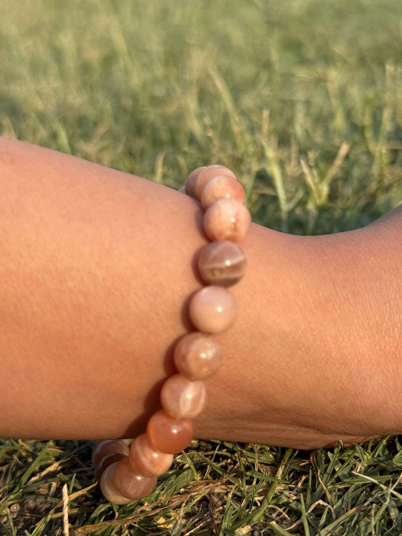 Picture Stone Bracelet – Natural Landscape Jasper Stretch Bracelet